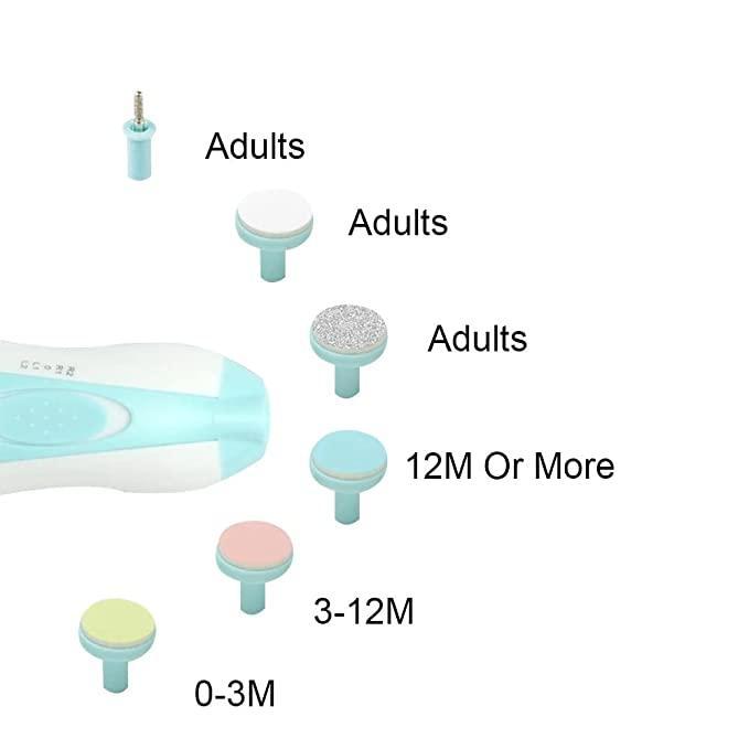 Baby Nail Grooming Kit | 2 Speed | 6 Heads