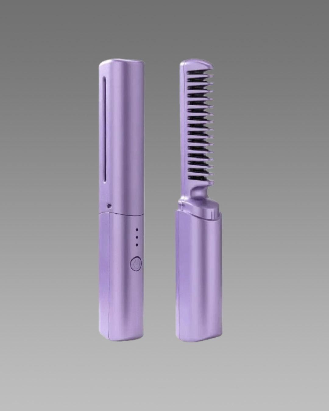 Portable Cordless Hair Straightening Rechargeable Comb