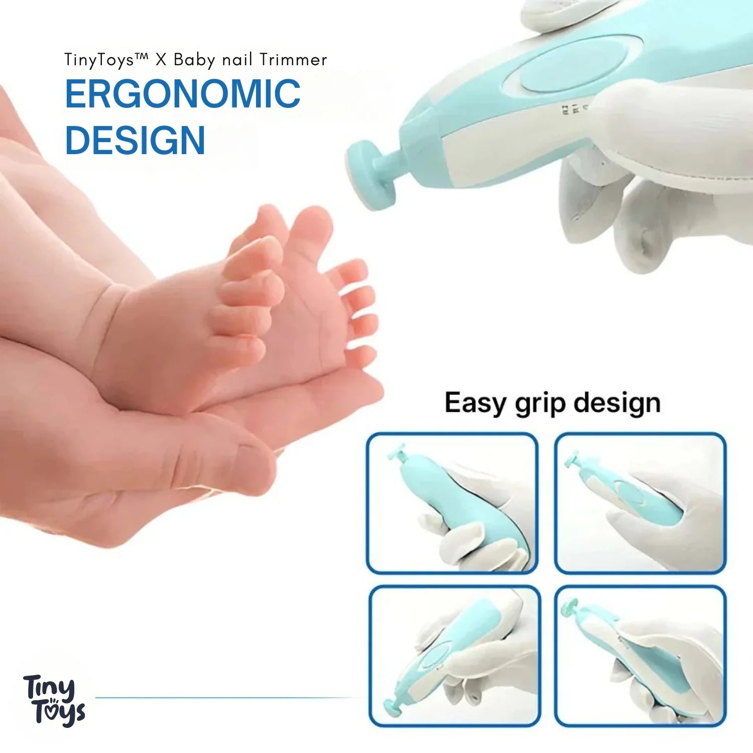 Baby Nail Grooming Kit | 2 Speed | 6 Heads